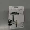 Meat Grinder Attachment for KitchenAid Stand Mixer, 15PCS Stainless Steel Meat Grinder Accessories for Kitchen Aid With 4 Grinding Plates, 2 Sausage Stuffer Tubes, 3 Grinding Blades, 1 Large Food Tray