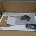 TETOTE 16 x 24 Lighted Bathroom Medicine Cabinet with Adjustable Shelves, Silver Aluminum Cabinet, Anti-Fog Stepless Dimmable 3 Colors White/Warm/Natural, Easy to Install(Wall Mount/Recessed)