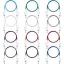 Patelai 12 Pcs Silicone Dental Bib Clips Colorful Napkin Clips Bib Holder Dentist Napkin Chain Neck Chain with Lanyard for Elderly Adult Patient Towels Restaurant Cloth Travel(Vivid Color Series)