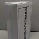 YHOSSEUN Halloween Serving Platters Set of 4, Black and White Serving Platters and Trays for Food, Rectangular Long Plates Serving Dishes for Entertaining, Checkered, 14 Inch