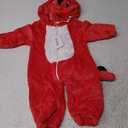 ABTSHU Baby Red Dinosaur Costume Toddler Halloween Dress Up Outfit 3-6 Months