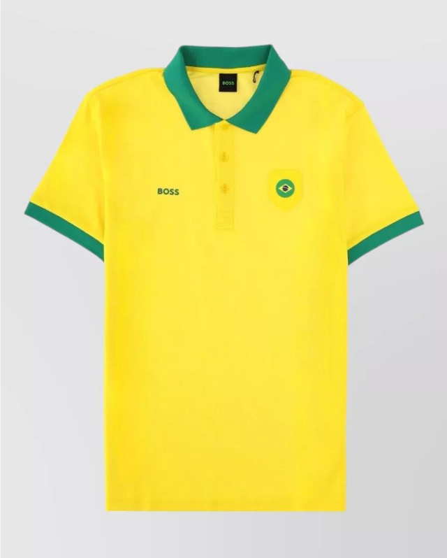 Boss Brazil golf polo shirt, medium