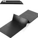 Treadmill Mat, Exercise Equipment Mat 63"x30", 1/4" Thick, Foldable Non-Slip Waterproof Surface for Walking Pad, Stationary Bike, Elliptical, Carpet & Hardwood Floor Protection, Noise Reduction
