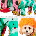 Rubies Clown Pet Costume for Dogs or Cats, XL (Extra Large, Green)
