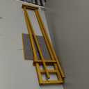 Thyle 3 Pcs Gold Wedding Poster Board Holder Stand Height up to 80" Heavy Duty Welcome Sign Stand Double Sided Easel Holder with Base Adjustable Portable Sign for Wedding Restaurant(Metal)