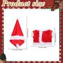 17 cm Doll Clothes Accessories for Christmas (No Doll) Santa Claus Dolls Clothing Accessories Party Decor Christmas Dolls Costume Dressed up Look, Gift Idea