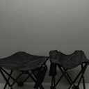 2 Pack Camping Stool, 13 Inch Compact Camping Chair Portable, Lightweight Folding Stool Seat with Side Pocket and Carry Bag for Outdoor Hiking, Fishing, Picnic, Beach and Lawn Party, Black