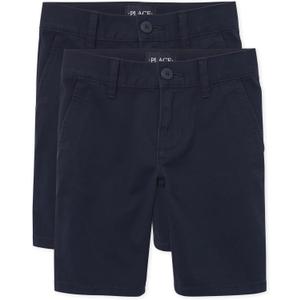 The Children'S Place Girls Chino Shorts (Tidal 2-pack), 16 Plus