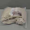 H.VERSAILTEX Armless Accent Chair Covers Thick Velvet Armless Chair Slipcovers High Stretch Chair Covers for Living Room Hotel Machine Washable Furniture Protector with Elastic Bottom, Ivory