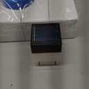 Hicarer 12 Pack Solar Fence Post Cap Lights 2in x 2in Solar Post Cap Fence Lights for Garden, Gazebos, Street Wall (White)