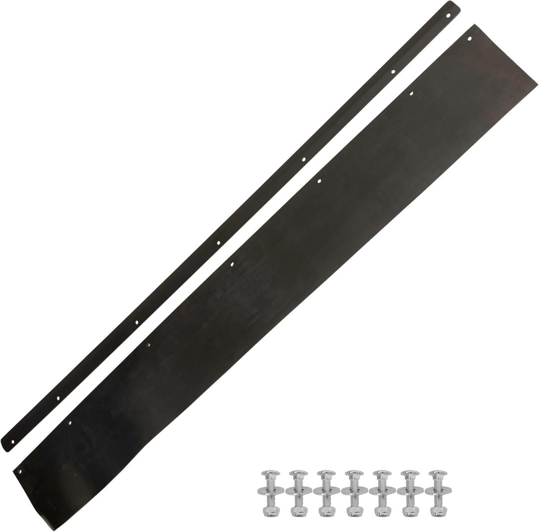 Extreme Max 5600.3375 Universal Rubber Snow Flap Kit for 60" UTV & ATV Plow Blades for Side by Side & 4-Wheeler