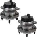 PAROD Pair 512326 FWD Rear Wheel Hub and Bearing Assembly Compatible with 2007-2018 Hyundai Santa FE, 2007-2012 Hyundai Veracruz, 2011-2015 Kia Sorento 5Lugs W/Encoder ABS