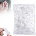 Ear Covers for Shower, 2024 New Shower Disposable Ear Covers, Ear Covers for Hair Dye, Water Proof Plastic Ear Covers, Earmuffs for Adults Hair Dye, Swimming, Showering (100PCS) (100PCS)