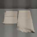 Luxury Decorative Hand Towels Bathroom: 2 Packs 14X30 100% Cotton Turkish Absorbent Soft Face Towel Set for Boho Bathroom Decor Kitchen Hotel Spa Farmhouse Guest Tea Gift (Cream White, 14"x30")