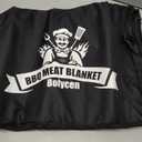 Upgraded BBQ Blanket for Resting Meat - Air Fryer Kitchen Camping Baking Party Essential -Smoker Accessories Brisket Blanket - Insulated Meat Resting Bag with Wide Mouth for Steak/ Pork Shoulder/ Turkey - Birthday Anniversary BBQ Accessories Grilling Gifts for Men Dad Husband(21inch)