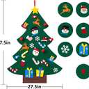 HBlife Felt Christmas Tree 3ft DIY Christmas Decorations Clearance with 26 PCS Ornaments Wall Decor with Hanging Rope for Xmas Gifts Home Door