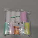 9 Rolls Mini Printer Sticker Paper, Thermal Sticker Paper Compatiable with T02/M02 and Mini Printer, Smooth White and Color Self-Adhesive Paper 25X57mm (DxH) (9)