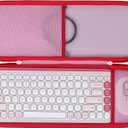 Storage Case Compatible with Logitech POP ICON Combo Keyboard and Mouse Combo (Rose Case)