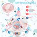 Baby Activity Center, Infant Jumpers and Bouncers with Music, Lights, Infant Toys, 360°Rotating Seat, 3 Adjustable Heights, Baby Play and Learning Center for 6+ Months