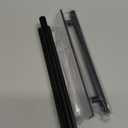 BaiNong 2 Pack Stick on Handle 5-3/4 inch Matte Black self Adhesive Cabinet Handles Kitchen Adhesive Drawer pulls no Drill Drawer pulls for Closet Sliding Shower Door