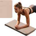 Foldable Exercise Pad for Gym or Home Use, (1.2" x 14"x 24"）Extra Thick and Wide Multi-Functional Knee Pad Cushion & Push Up Mat for Man Woman Kids, Non-Toxic POE Kids Yoga Mat, Lightweight Elbow Cushion for Yoga, Pilates