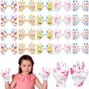 Xtinmee 20 Pairs Eczema Gloves for Kids Cotton Moisturizing Gloves for Sensitive Irritated Skin Eczema Reusable Elastic Hand Cover Soft and Does Not Hurt(Age 4-5 Years)