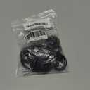 MY MIRONEY 10 Pack Vintage Cabinet Handles, Black Ring Drawer Pulls, Zinc Alloy Hardware Knobs with Screws for Kitchen, Dresser, Cabinet