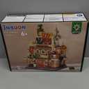 City Coffee House Mini Building Set, Three-Level Cafe Modern House Building Set- Not Compatible with Lego Houses and Buildings Sets for Adults & Ages 8+ Boys Girls (Compatible with Lego House)