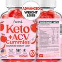 Premium Keto ACV Gummies  Keto Gummies Supplement for Women and Men, with 1000MG Apple Cider Vinegar & Vitamin B12, Detox & Cleanse  Vegan, Non-GMO, Made in USA  60 Gummies