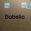 Babelio Dog Gate with Adjustable Cat Door, CatPrivilege III, 29-43", Black