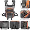 QulayQualy Fly Fishing Pack - Chest Pack with Work Station Lightweight Tackle Fishing Bag with Quick-Release