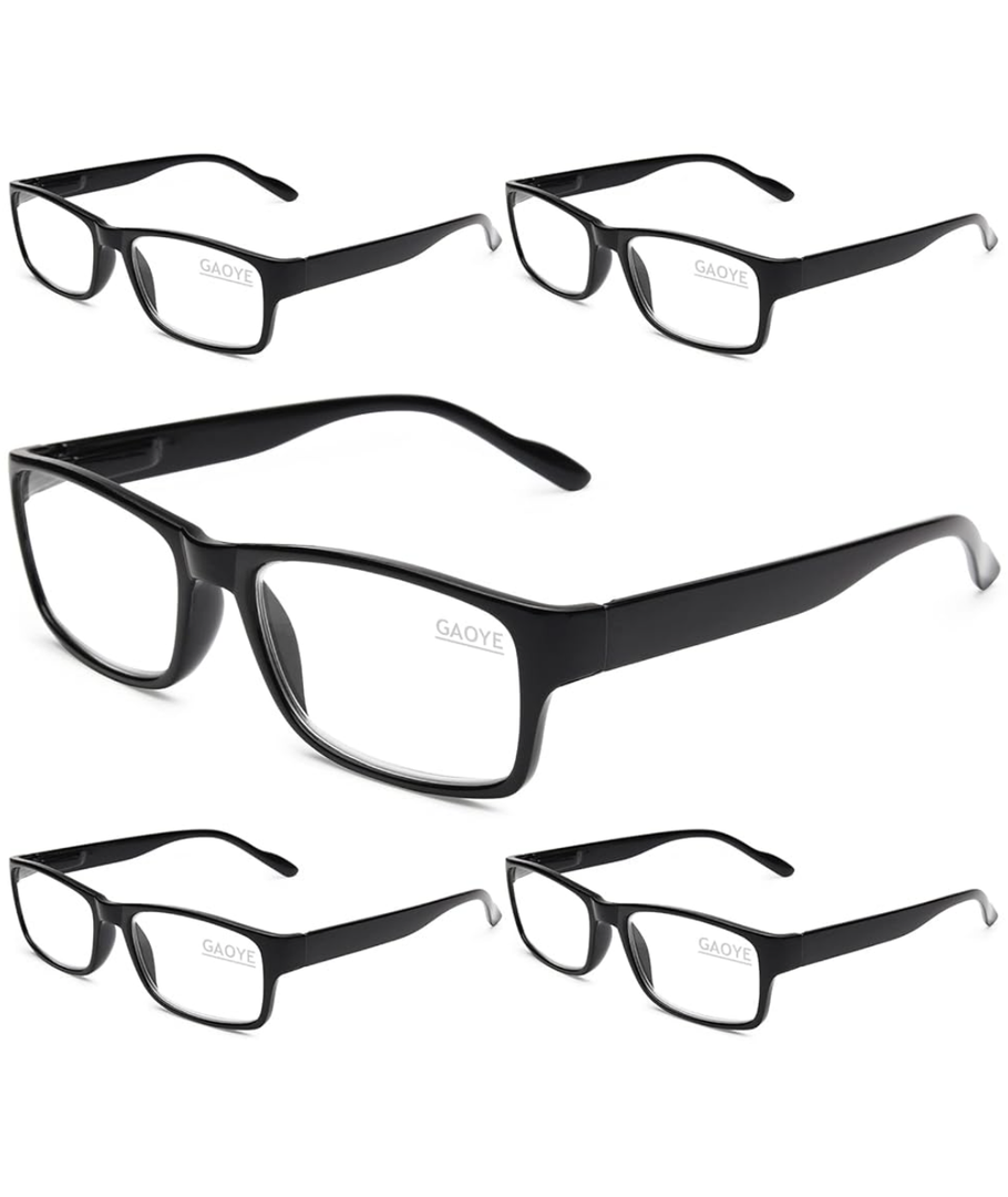 Gaoye Professional Reading Glasses for All Day - Computer Readers with Blue Light Protection - Value Pack 2.5
