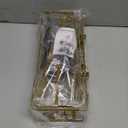 Hanging Shower Caddy Bathroom Organizer: Rustproof Shower Shelf Racks Over Shower Head - No Drilling Inside Bath Shower Rack Shelves Over Showerhead for Shampoo with Soap Holder Gold