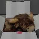 Highland Cow Stuffed Animals, Microwavable Stuffed Animal Adorable Fluffy Highland Cow Plush for Warmth Comfort, Heatable Coolable Lavender Scent Toy, Cute Soft Plushies Gift for Kid Boys Girl & Adult