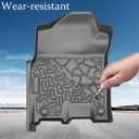 Car Floor Mats for Dodge Ram 2500 Crew Cab (2019-2025) Interior Liners Waterproof Accessories | TPE Heavy-Duty All-Weather Protection | for Modern Work & Premium Lifestyle |3-Piece Set