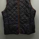 Dilgul Women's Padded Vest, Stand Collar Lightweight Zip Quilted Gilet Black M