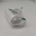 HAMITOR Toilet Bowl Brush Holder Set: Bathroom Deep Cleaning Toilet Cleaner Scrubber Under Rim with Curved Bristle for Dead Corner Clean - Hidden Rv Toilet Decorative Accessories with Caddy- White (1 pack)