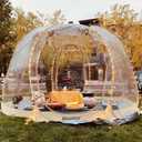 Alvantor Pop Up Bubble Tent - Large Oversize Weather Proof Pod - Cold Protection Camping Tent - Winter Tent Beige (12'x12')