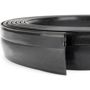 Qagea 018-546 RV Slide Out Clip Rubber Seal Weather Stripping with 2 Wiper is Suitable for RV Camper Door Window Channel (35 Ft)