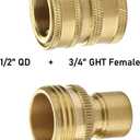 Pressure Washer Quick Connect Adapter Set for Sun Joe SPX Series, M22-15mm to 3/8" Quick Release, 5000 PSI, Complete Hassle-Free Set