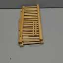 HBlife 2pcs Bamboo Dish Plate Bowl Cup Book Pot Lid Cutting Board Drying Rack Stand Drainer Storage Holder Organizer Kitchen Cabinet（Keep Dry）