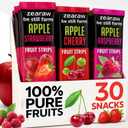 ZEARAW Healthy Fruit Snacks for Adults and Kids 30 Fruit Leather with App-Cherry, Apple-Raspberry, Apple-Strawberry Vegan Low-Carb Variety Pack Strips for Kids Sugar Free Bars, BB 28 Dec 2026