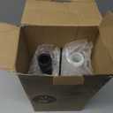 Vakoo Oil and Vinegar Dispenser Set - 17oz/500ml, Extra Thick Glass, Leak-Proof, Olive Oil Dispenser Bottle for Kitchen (White Black)