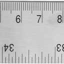 Pacific Arc Stainless Steel 36 Inch Metal Ruler Non-Slip Cork Back, with Inch and Metric Graduations