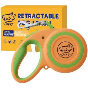 Heavy Duty Retractable Dog Leash-16ft Strong & Durable Walking Leash for Dogs up to 110 lbs Strong Nylon Tape Without One Hand Brake Pause Lock Locks