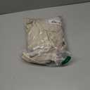 Jinchan Tie Top Linen Kitchen Curtains 36 Inches Striped Tier Curtains Farmhouse Modern Cafe Style Small Window Treatments Airy Light Filtering Rod Pocket for Living Room Bathroom 2 Panels Beige