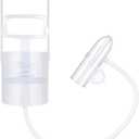 Nasal Aspirator for Baby, Baby Nose Sucker, Booger Sucker with Hand Pump and Non-Invasive Tip to Clear Clogged Passages and Boogers (Translucent White, Standard)