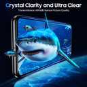 UniqueMe for Google Pixel 8 Pro Screen Protector, [Not Glass] Support Fingerprint Unlock [Alignment Frame] 7H Hardness Full Coverage Screen Bubble Free Case Friendly 6.7 inch - 2 Pack