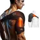 COPPER HEAL Shoulder Adjustable Clamp Compression Sleeve for Men Women's Support, for Better Back Posture Arm Right & Left Pain Rotator Neck with Stability Sports Pad Gym Ice Strap