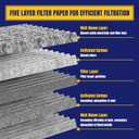 CF10134 Cabin Air Filter for Honda Accord Civic CR-V Pilot Odyssey Ridgeline for Acura MDX RDX TL ILX Cabin Filter Replacement with Activated Carbon Replace CP134 80219-SHJ-A01, 1 Pack